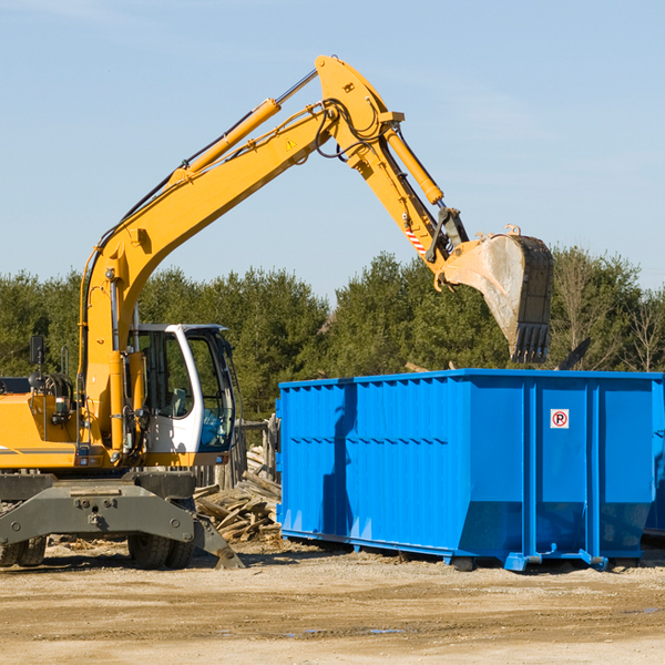 what are the rental fees for a residential dumpster in Rixford PA